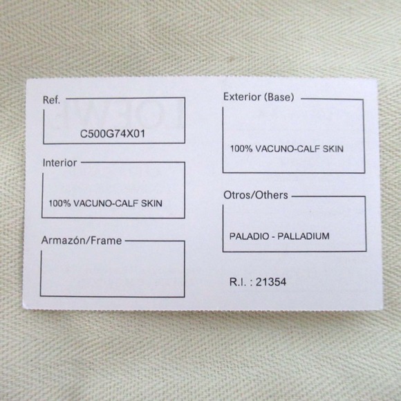 LOEWE Leather Wallet/Coin Case with Ankle Pouch Motif, Pink, Women's - Picture 8 of 8